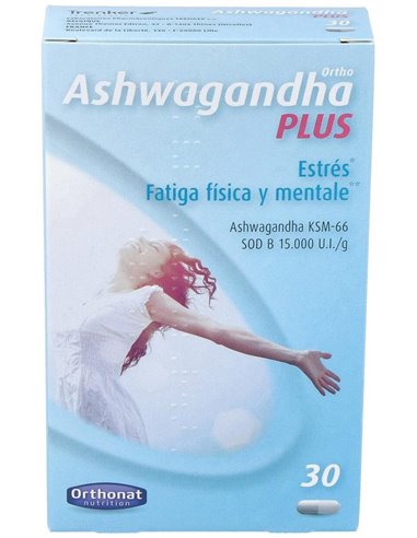 Ortho Ashwagandha Plus 30 Cápsulas  Ortho Nat