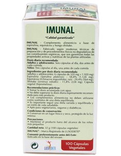 Imunal 100Cap. Lusodiet de Lusodiete