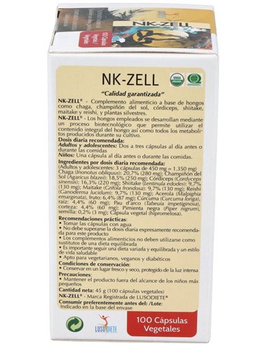 Nk-Zell                                                                         100 VCáps de Lusodiete