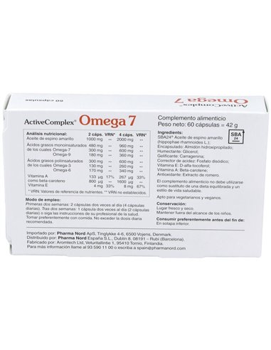 Activecomplex Omega 7 60Cap. de Pharma Nord