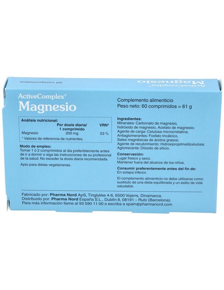 Activecomplex Magnesio 60Comp. de Pharma Nord