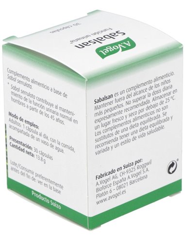 Sabalsan Cápsulas 30 de A.Vogel