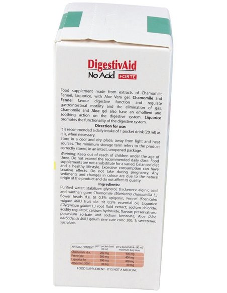 Digestivaid No Acid Forte Pocket Drink 16Sbrs. de Trepatdiet-Esi