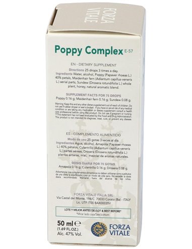 Rosolaccio Composto Extracto 50Ml. de Forza Vitale