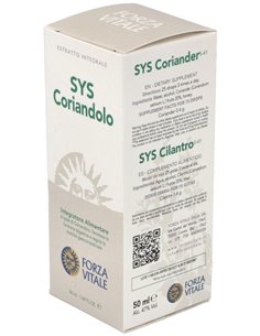 Sys.Coriandolo (Cilantro) 50Ml. de Forza Vitale