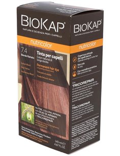 Tinte Auburn Blond Dye 140Ml. Rojo Cobrizo ·7.4 de Biokap