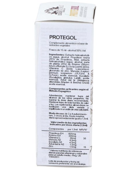 Protegol Composto Afonía Spray 15Ml de Erbenobili