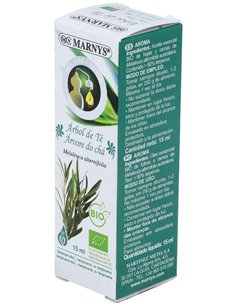 Tea Tree Aceite Esencial Alimentario 15Ml. Bio de Marnys