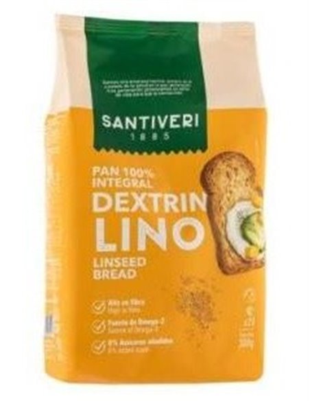 Pan Dextrin Con Semillas De Lino 300Gr de Santiveri