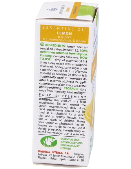 Limon Aceite Esencial Bio 10Ml. de Esential Aroms