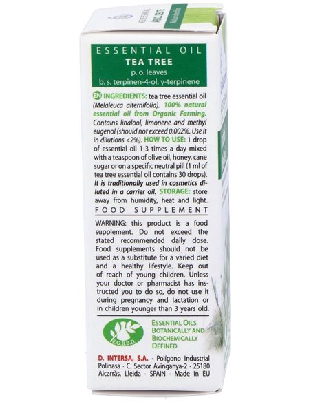 Arbol Del Te Aceite Esencial 10Ml. Bio de Esential Aroms