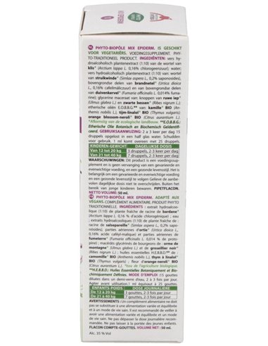 Phytobiopole Mix 10 Epiderm 50Ml  de Intersa