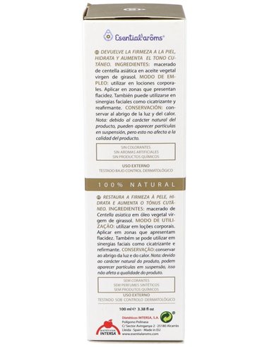 Centella Asiatica Extracto Lipidico 100Ml. de Esential Aroms