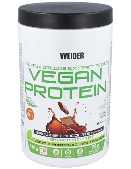 Weider Vegan Protein Chocolate 540Gr. de Weider