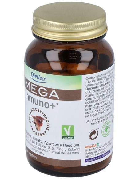 Mega Inmuno +  Envase 60 Cápsulas(30 Días) de Dielisa®