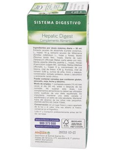 Hepatico Digestivo (Tonic Diet) 250Ml. de Dietisa (Dielisa)