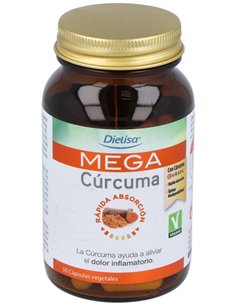 Mega Cúrcuma  Envase 50 Cápsulas(25 Días) de Dielisa®