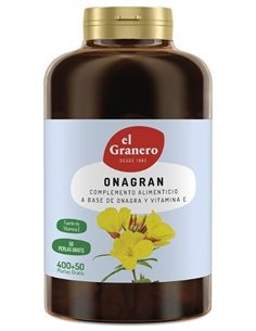 Onagran Aceite De Onagra 400+50Perlas de El Granero