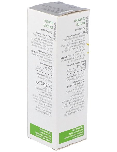 Ext. Arnica Xxi 50Ml. S/Al de Soria Natural