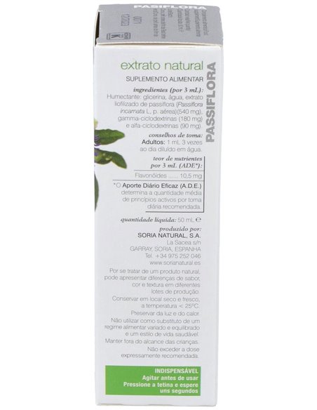 Ext. Pasiflora Xxi 50Ml. S/Al de Soria Natural