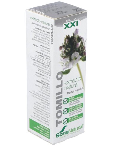 Ext. Tomillo Xxi  50Ml. S/Al de Soria Natural