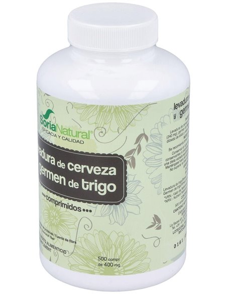 Germen De Trigo Y Levadura De Cerveza 500Comp. de Soria Natural