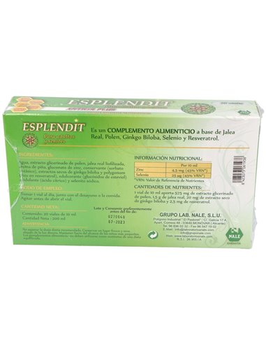 Esplendit Adultos Y Seniors 20Viales de Nale