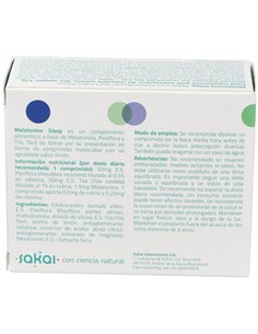 Melatonina Sleep 60Comp.Mast. de Sakai