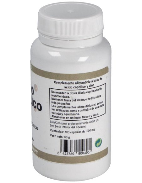 Acido Caprilico 600Mg. 100Cap. de Ortocel Nutri-Therapy