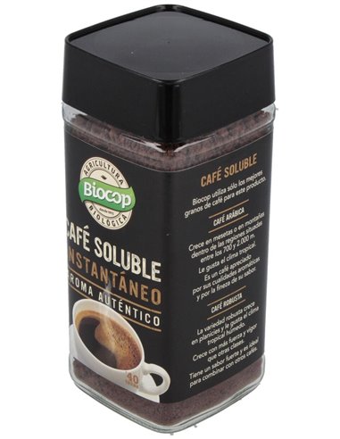 Cafe Soluble Instantaneo 100Gr. Bio de Biocop
