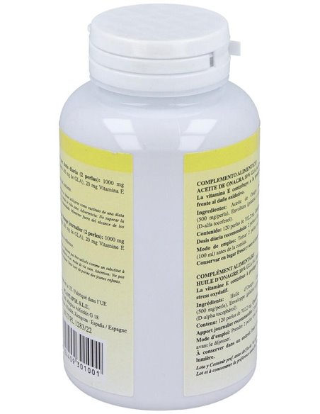 Onagrapol (Aceite de Onagra) 120 Perlas 700 Mg de Plantapol