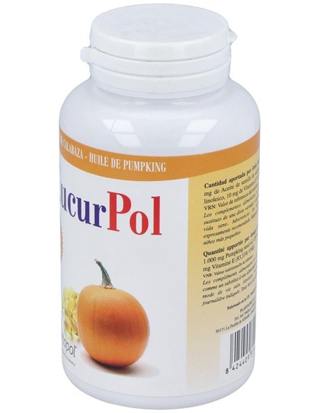 Cucurpol (Aceite de Calabaza) 100 Perlas de 705 Mg de Plantapol