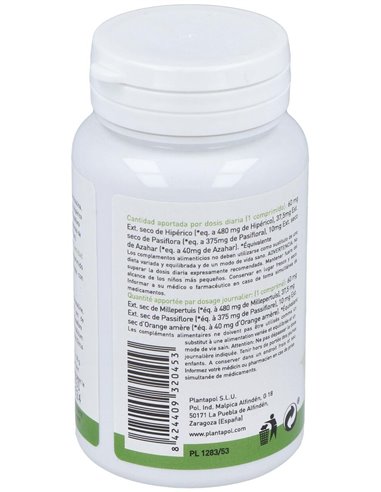 Hiperico -Pasiflora-Azahar 100Comp. de Plantapol