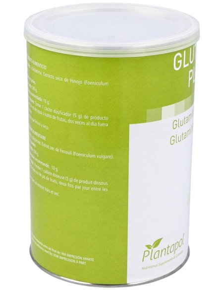 Gluta Int Plus (Glutamina, Hinojo) Polvo 500Gr. de Plantapol