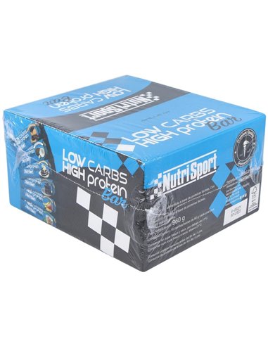 Low Carbs High Protein Choco-Galleta 16Barritas de Nutrisport