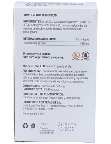 Fepa-Prosiluet 60Cap. de Fepadiet