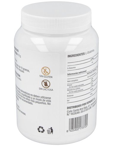 Fepa-L-Glutamina Sabor Neutro 500Gr. de Fepadiet