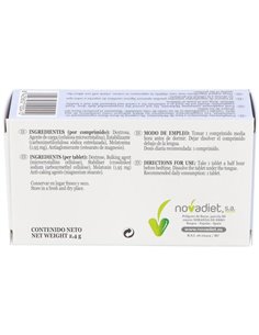 Melatonova Flas Envase de 30 comprimidos bucodispersables. de Novadiet