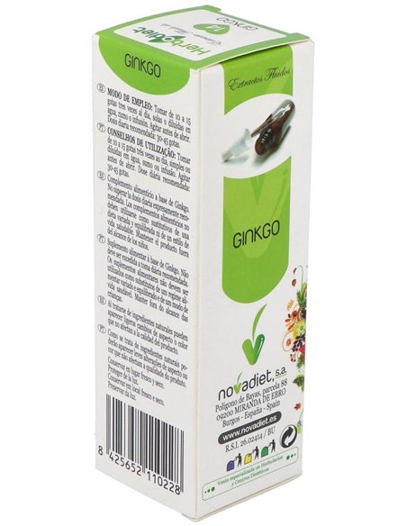 Herbodiet Ext.Fluido Ginkgo Biloba 50Ml. de Novadiet