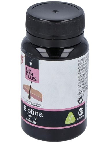Biotina 500 Mcg Envase de 120 comprimidos. de Novadiet