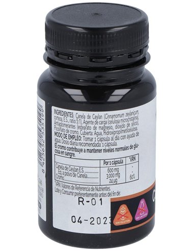 Canela De Ceylan 30Cap. Elementales de Novadiet