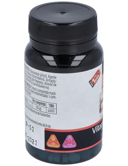 Vitamina B12 100 Mcg Envase de 120 comprimidos masticables. de Novadiet