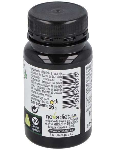 Alcachofera Envase de 30 cápsulas vegetales. de Novadiet