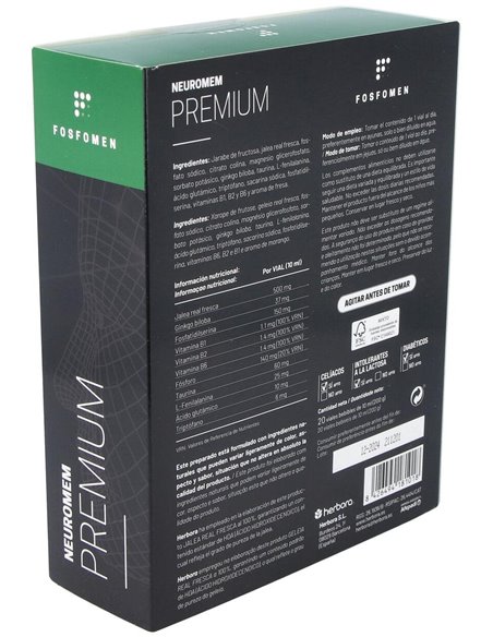 Fosfomen Neuromen Premium 20Amp. de Herbora
