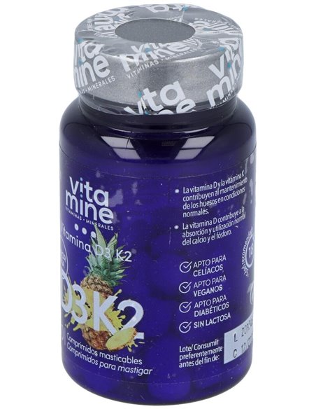 Vitamine Vitamina D3 + K2 60Comp. Mast. de Herbora