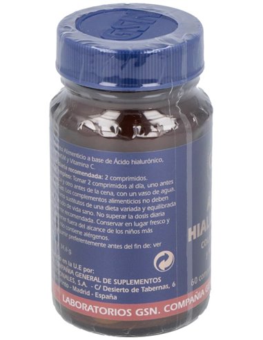 Acido Hialuronico 60Comp. de Gsn