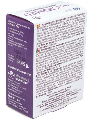 Ansiomed Mente Positiva 45Comp. de Bioserum