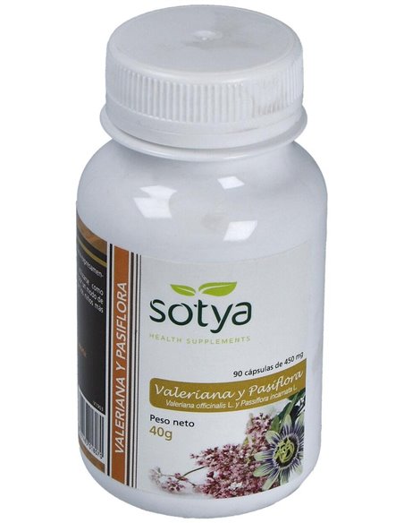 Valeriana Y Pasiflora 450Mg Cáps. 90U de Sotya