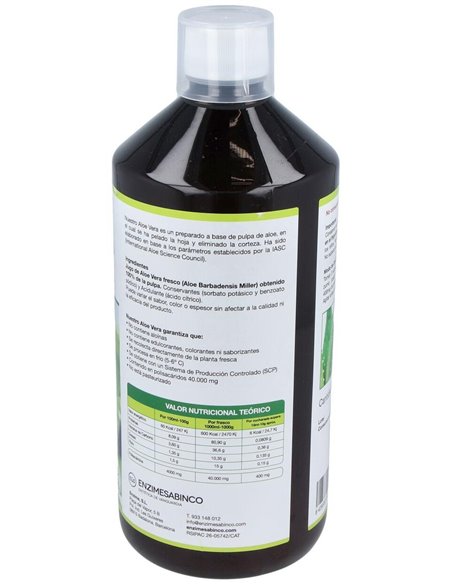 Aloe Vera 1Litro de Enzime - Sabinco