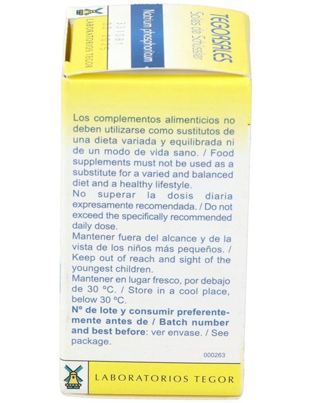 Tegorsal Nº 9 (20 G) Comprimidos de Tegor